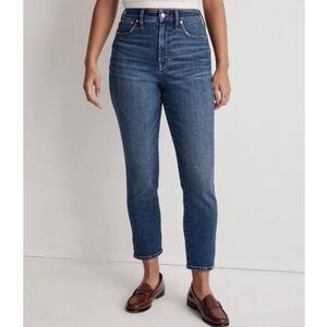 Madewell Curvy Perfect Vintage Straight Jean Stretch High Rise 29” Mom Jean